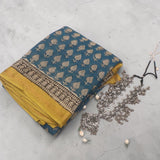 Blue Leaf Bagru Maheshwari