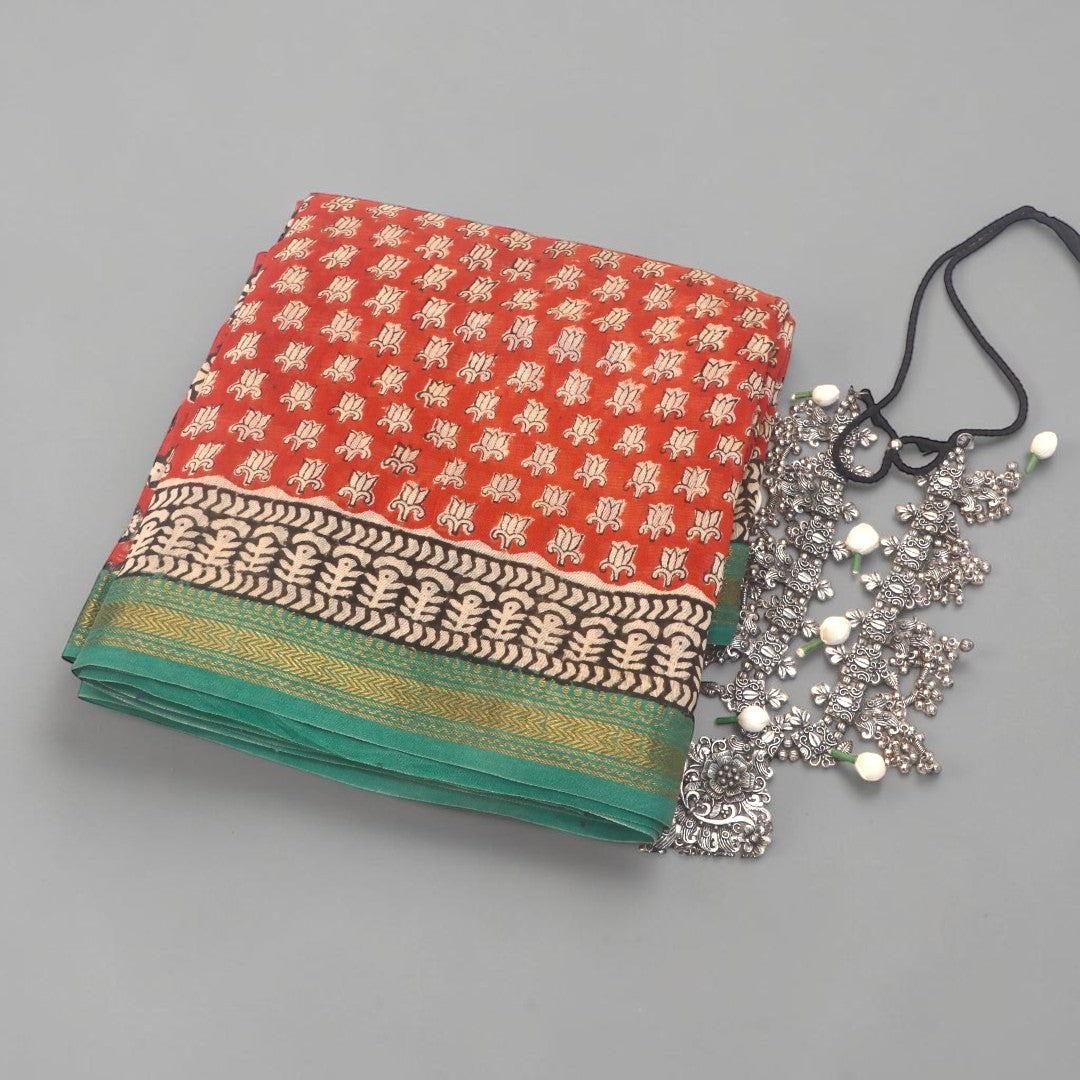 Red Lotus Bagru Maheshwari