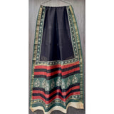 Black Minimalistic Bagru Maheshwari