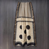 Beige Stripes Bagru Maheshwari