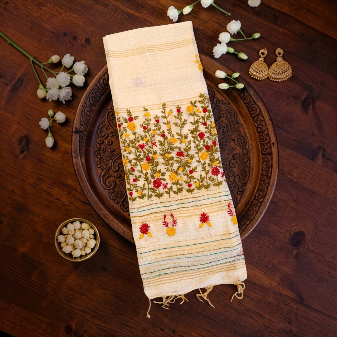 Onam Bloom - Savannah - SareeShaastra Onam Edit saree