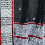 Handloom Cotton Saree with Sambalpuri-Inspired Woven Pallu