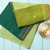 Shades of Green Minimalistic Saree