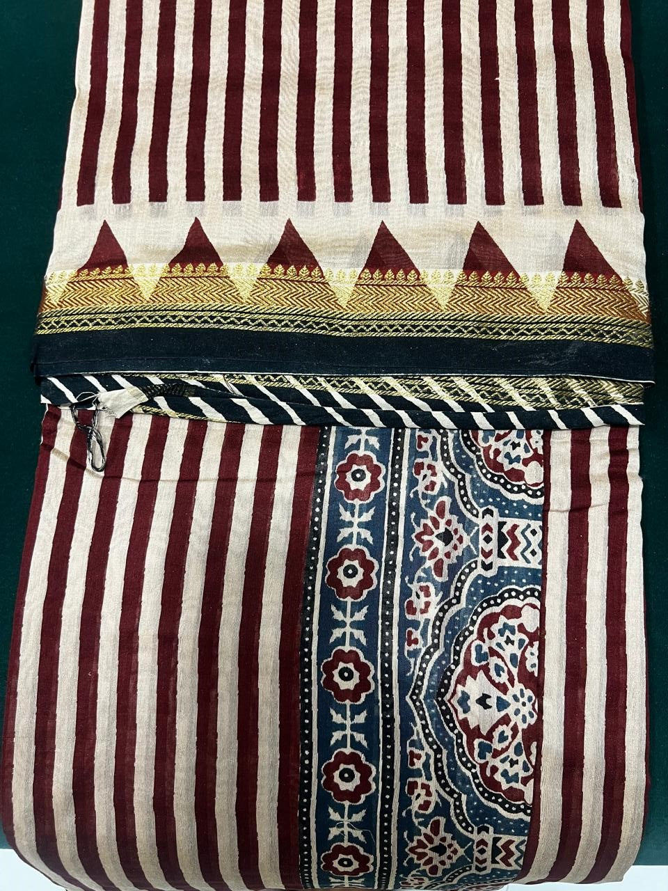 Ajrakh Pallu Bagru Maheshwari