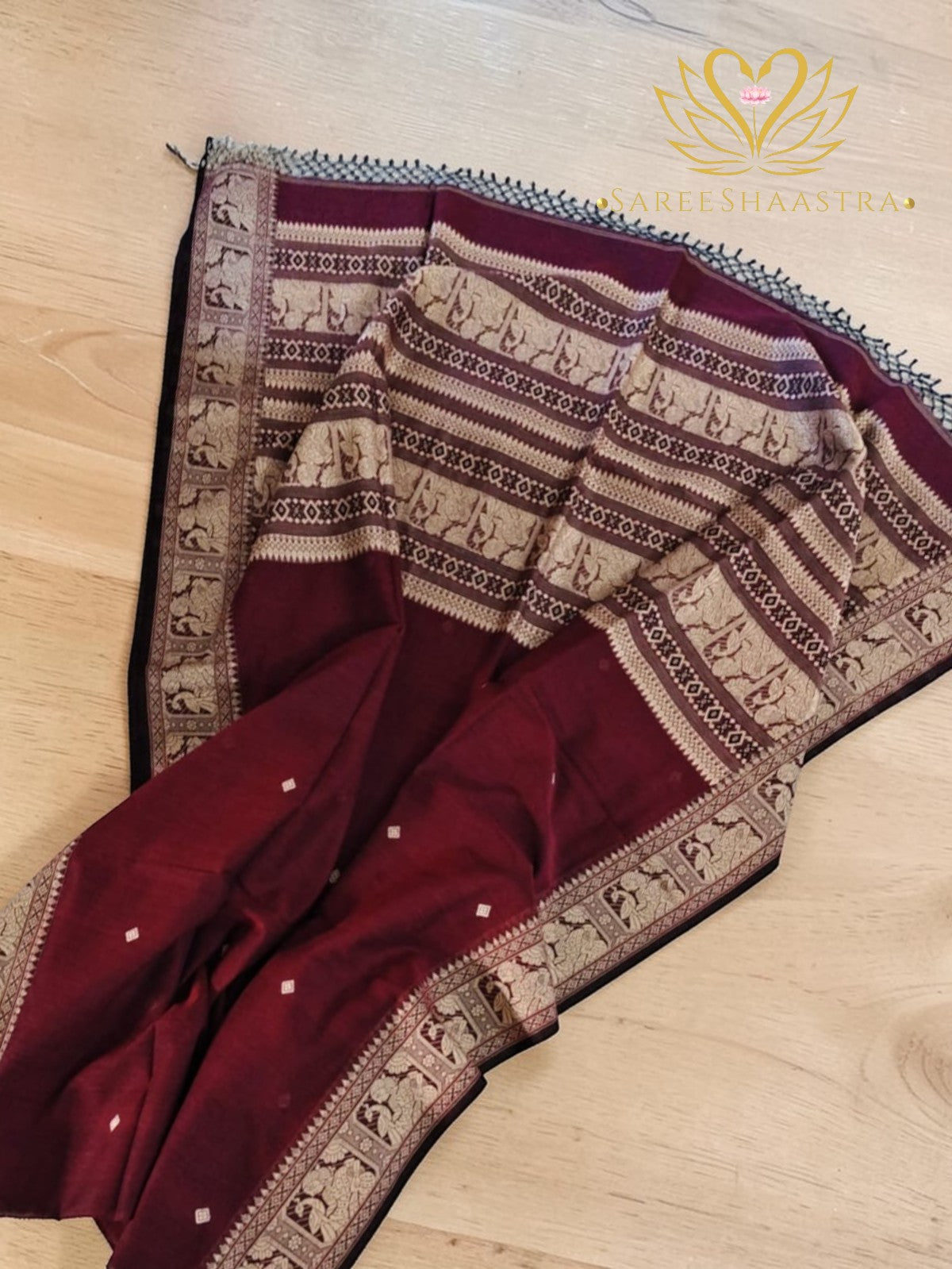 Maroon Cotton Baluchuri