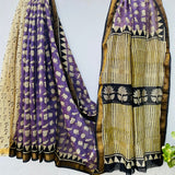 Violet Fun Elephant Bagru Maheshwari