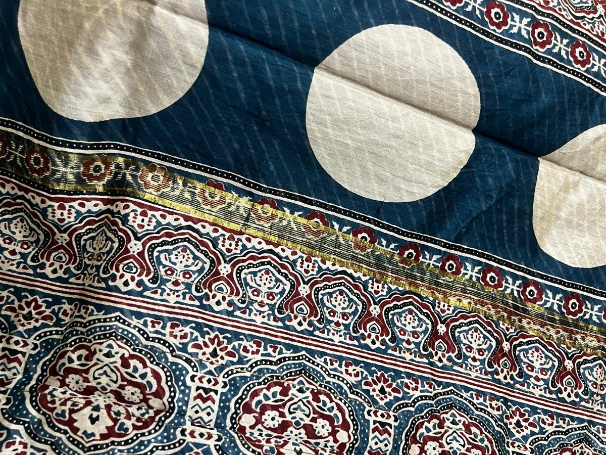 Ajrakh Pallu Bagru Maheshwari