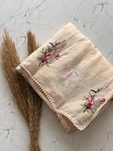 Kota Doria Saree with Rainbow Sparrow Motifs