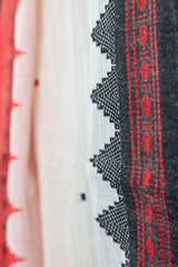 Handloom Cotton Saree with Temple Border - view 3