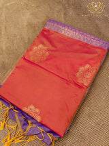 Zari Floral Motif Semi Silk Saree - SareeShaastra Festive Edit saree